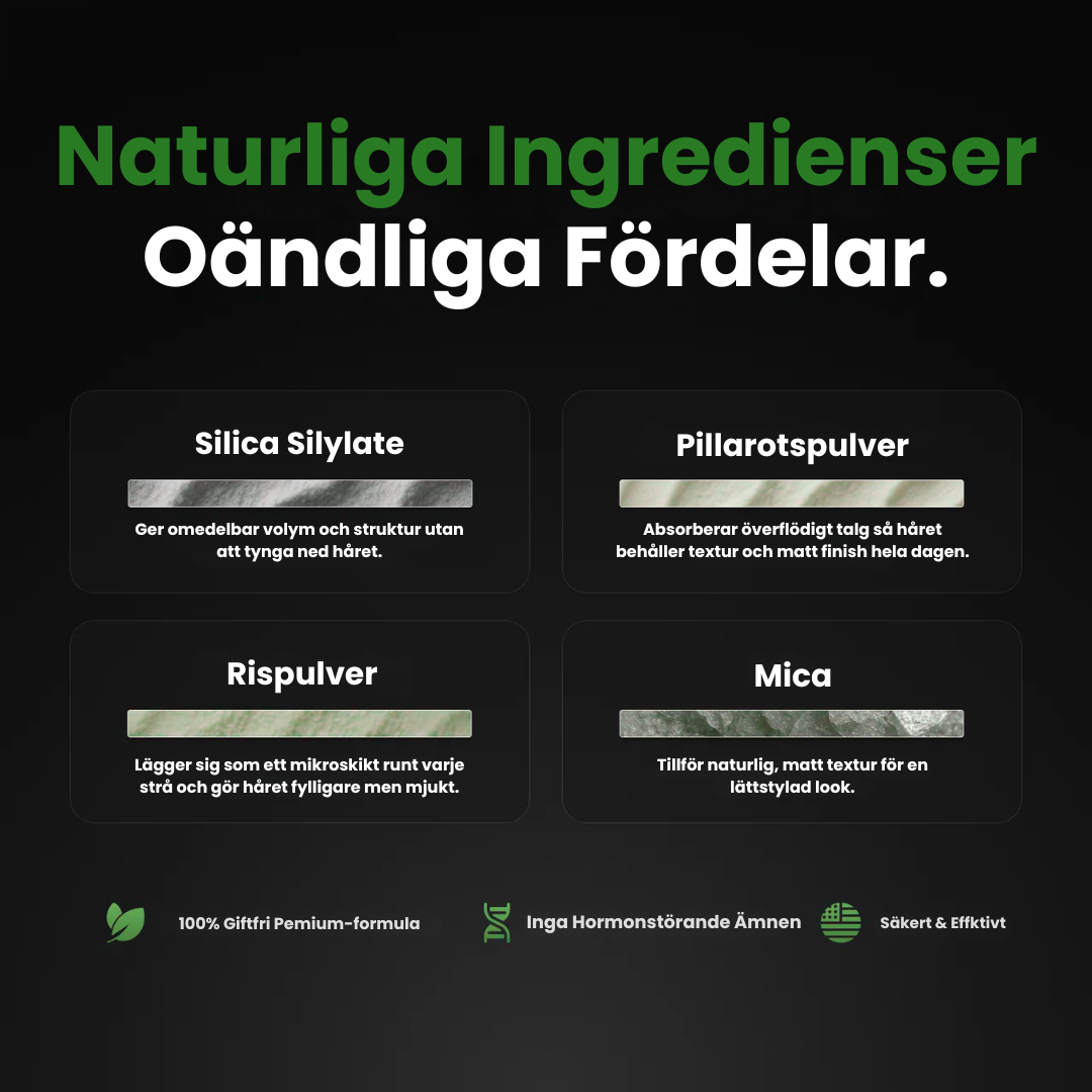 Hairify™ - Synlig volym & textur på sekunder